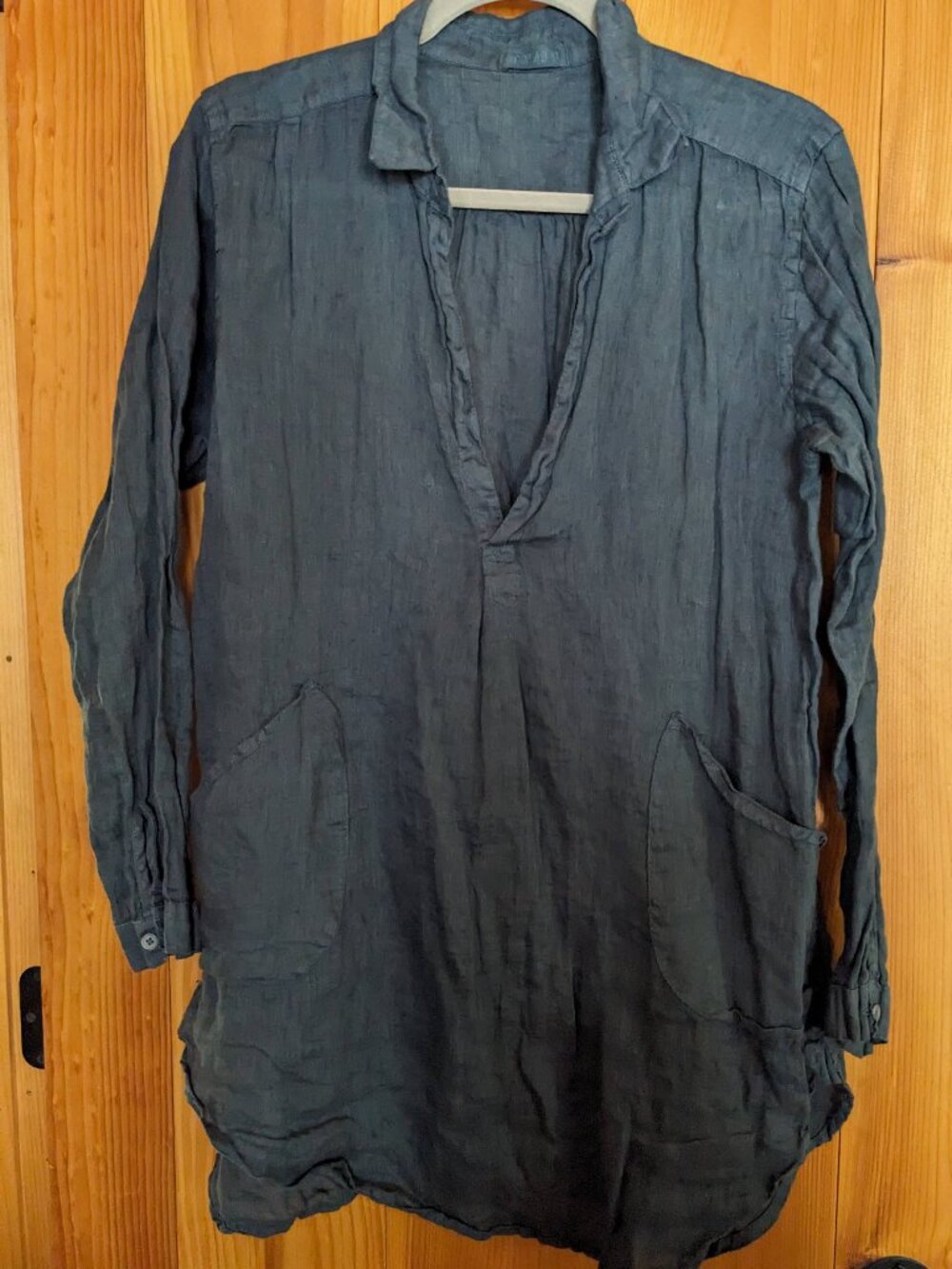 CP Shades Teton Linen Deep Teal Small EUC